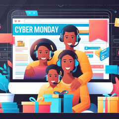 cyber monday vibrant tech and gadget extravaganza