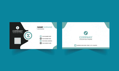 Business card for company and brand etc. Creative and modern visiting card.