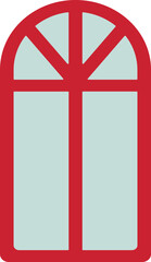 Obraz premium Door flat icon