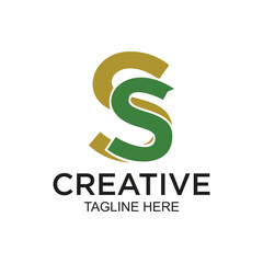 Creative logo design simple concept Premium Vector