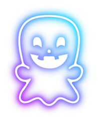 Set of Halloween neon