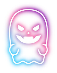 Set of Halloween neon