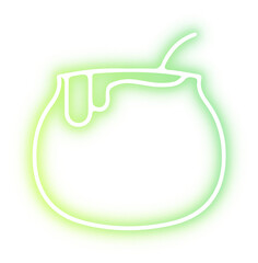 Set of Halloween neon