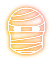 Set of Halloween neon