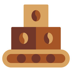 Coffee production icon