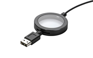 Retractable USB Charging Cable transparent PNG