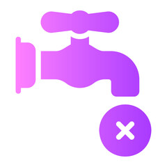 tap water gradient icon