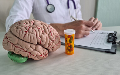Neurologist writes prescription for neuropsychiatric pills