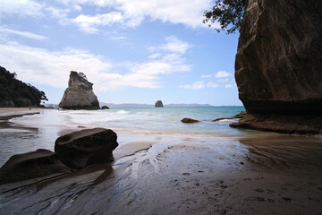 beach in the morning