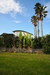 tropical garden House
