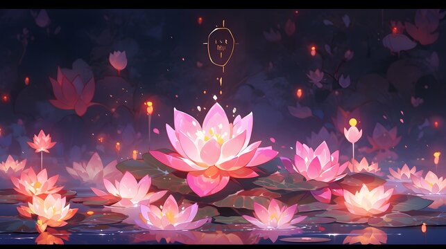Diwali Background, Lotus flower, diya lamp, hindu festival, indian wallpaper