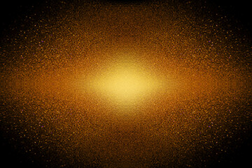 Fototapeta na wymiar Black dark orange red brown shiny glitter abstract background with space. Twinkling glow stars effect. Like outer space, night sky, universe. Rusty, rough surface, grain.