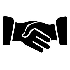 handshake icon vector illustration