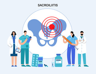 Sacroiliitis corticosteroid injections