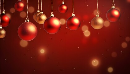 Fototapeta na wymiar red christmas background christmas, ball, decoration, holiday, xmas, celebration, winter, card, snowflake, ornament, gold, vector, illustration, snow, red, season