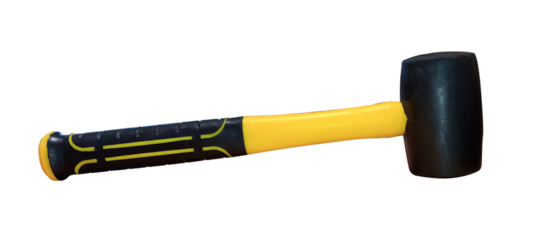 A mallet is a carpenter's hammer.