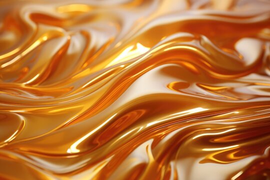 Liquid gold metallic dynamic glossy fluid abstract luxurious