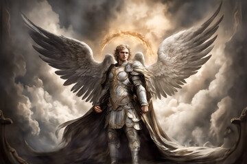 Archangel Michael II. - obrazy, fototapety, plakaty