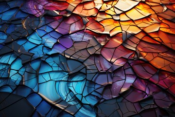 Mosaic Kaleidoscope: Immerse yourself in the intricate wonderland of colors and shapes formed by vibrant mosaic tiles, perfect for your desktop wallpaper.