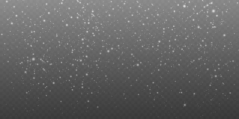White png dust light. Bokeh light lights effect background. Christmas background of shining dust Christmas glowing light bokeh confetti and spark overlay texture for your design.