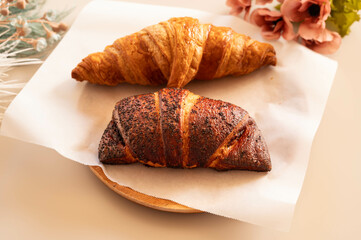 あんこギッフェリとクロワッサン