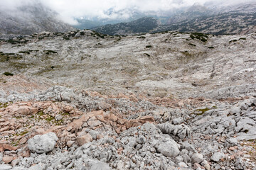 Steinernes Meer, mountain landscape in Bavaria, Germany and Austria