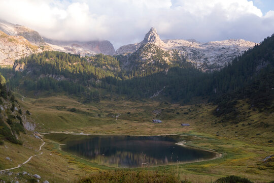 Funtensee lake at K&auml;rlingerhaus, Berchtesgaden National park