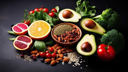 An image of a well-balanced meal featuring fruits, vegetables, lean proteins, and whole grains, illustrating the importance of nutritious eating for health