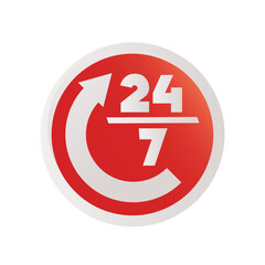 24/7 icon