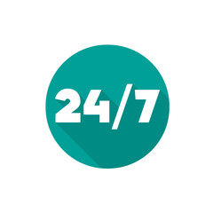 24/7 icon