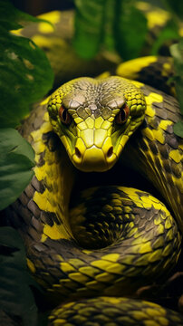 snake in the garden