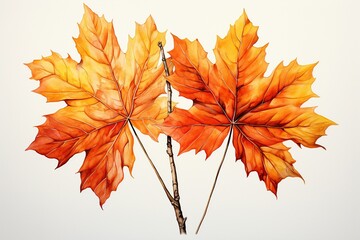 autumn maple leaves