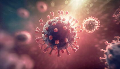 Virus in der Blutbahn - obrazy, fototapety, plakaty