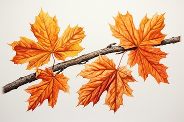 Fototapeta premium autumn maple leaves