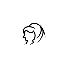 Eagle head and human logo design concept.