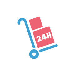 24 hour shipping icon