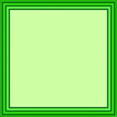 Light green background with darker green frame