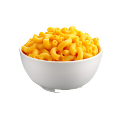 Macaroni and cheese on a white background isolated PNG