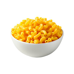 Macaroni and cheese on a white background isolated PNG