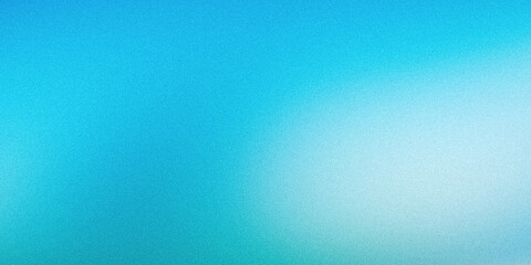 Light blue teal turquoise grainy gradient background poster backdrop noise texture webpage header wide banner design