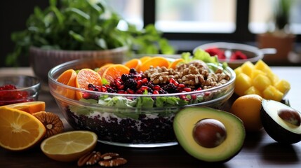 Vegan Winter Salad with Food a winter salad with quinoa