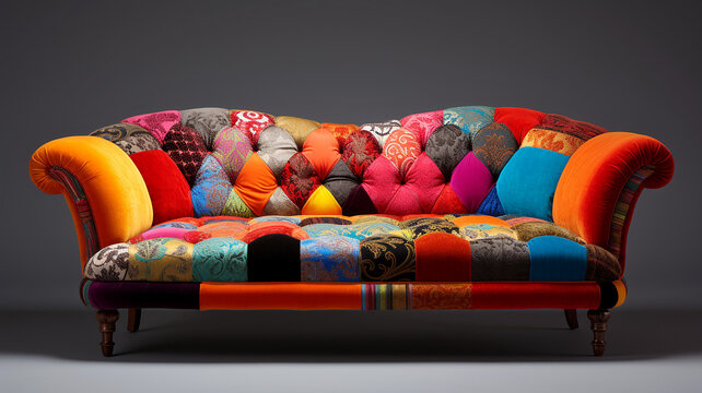 Buntes Sofa