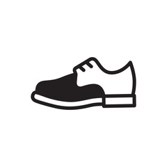 Man shoe icon. Classic shoes for men sign. Men shoe symbol vector pictogram. UX UI icon