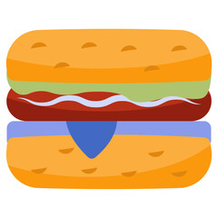 Modern design icon of burger
