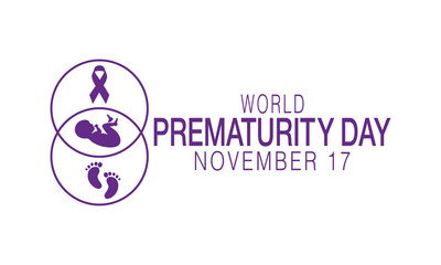 World Prematurity day is observed every year on November 17th, Prematurity Day Poster, November 17. Important day