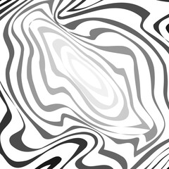 Vector abstract pattern in the form of gray circles and lines on a white background