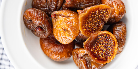 dried figs fruit eating cooking meal food snack on the table copy space food background rustic top view