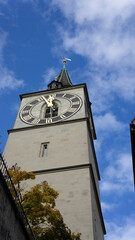 clock tower in the town