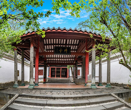 Hainan haikou five ancestral worship pavilion