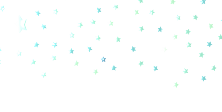 blue stars of confetti. - Powered by Adobe
